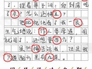 汉字找茬王批改试卷攻略大全：教你轻松识别错别字、科学打分技巧及应对方法