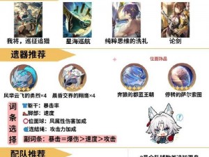 星穹铁道风云：全面解析崩坏锋镝突破材料概览