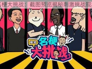 名梗大挑战：截图预览揭秘刺激挑战现场