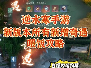 逆水寒织锦天衣奇遇攻略详解：探索神秘奇遇，解锁独特时装与丰厚奖励