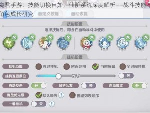 魔君手游：技能切换自如，仙阶系统深度解析——战斗技能与角色成长研究