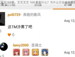 叉叉叉叉169黄、叉叉叉叉 169 黄是什么？为什么它会被频繁提及？