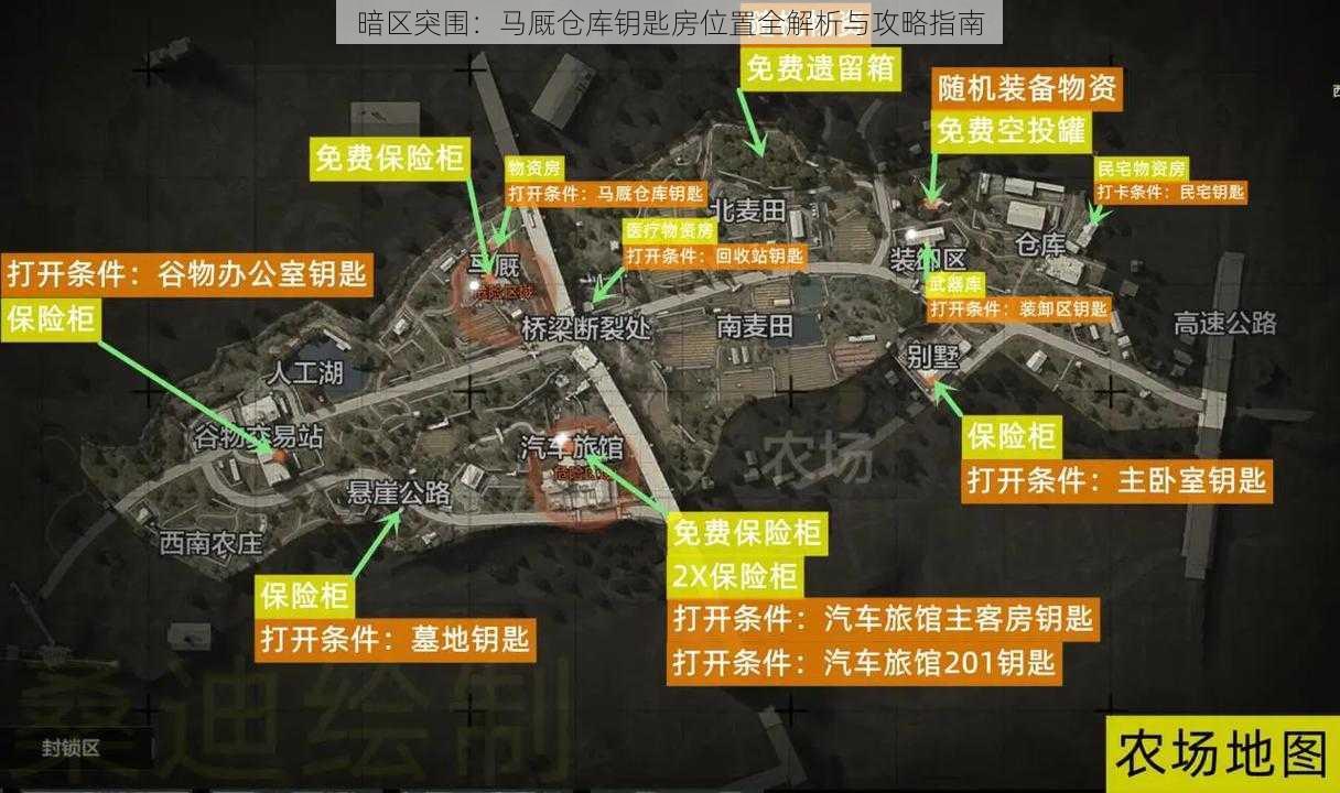 暗区突围：马厩仓库钥匙房位置全解析与攻略指南