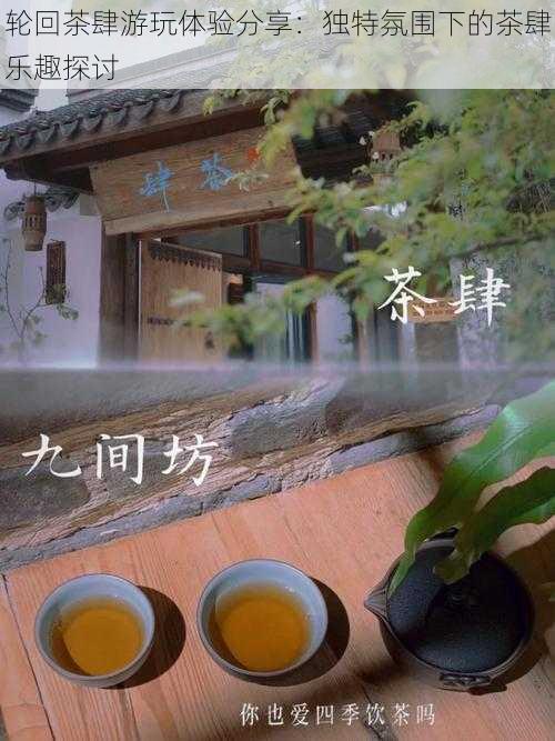 轮回茶肆游玩体验分享：独特氛围下的茶肆乐趣探讨