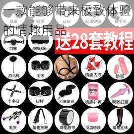 一款能够带来极致体验的情趣用品