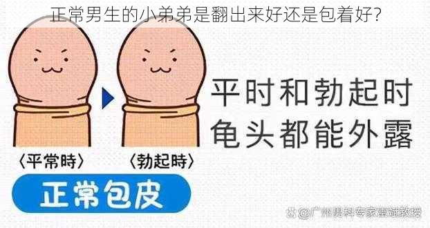 正常男生的小弟弟是翻出来好还是包着好？