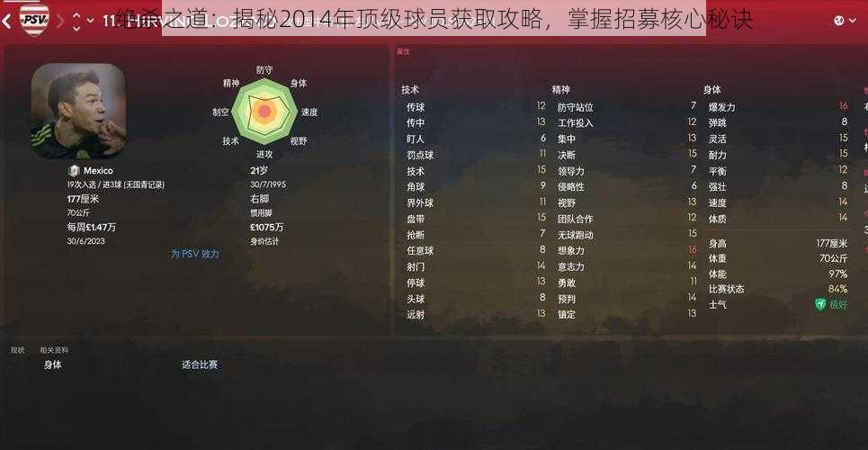 绝杀之道：揭秘2014年顶级球员获取攻略，掌握招募核心秘诀