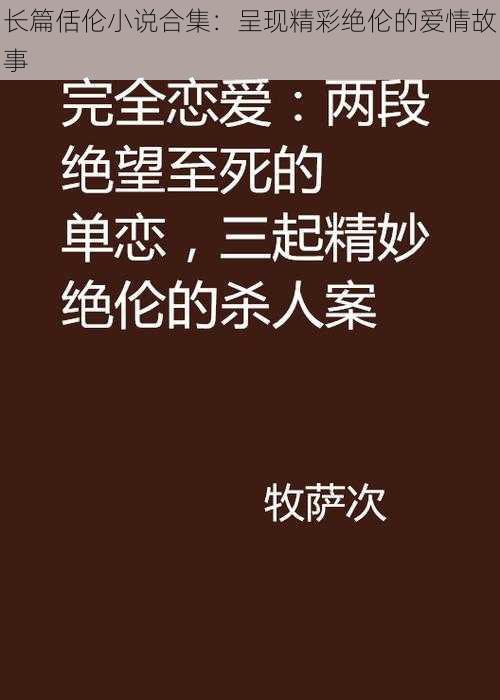 长篇佸伦小说合集：呈现精彩绝伦的爱情故事