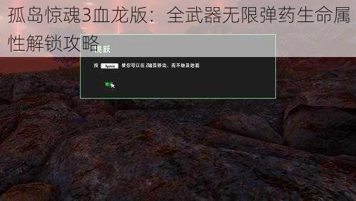 孤岛惊魂3血龙版：全武器无限弹药生命属性解锁攻略