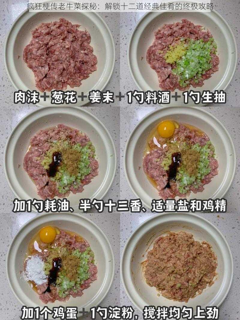 疯狂梗传老牛菜探秘：解锁十二道经典佳肴的终极攻略