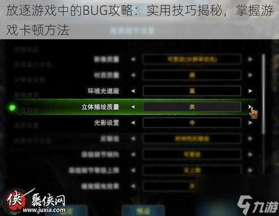 放逐游戏中的BUG攻略：实用技巧揭秘，掌握游戏卡顿方法