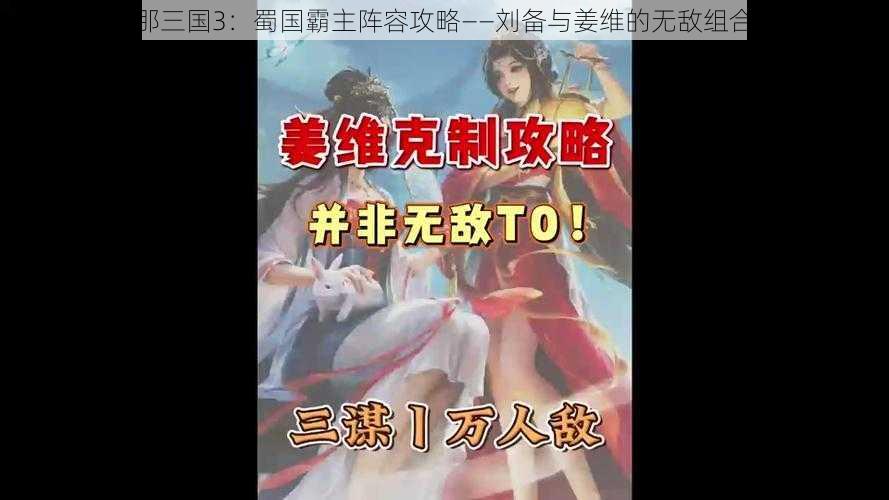 放开那三国3：蜀国霸主阵容攻略——刘备与姜维的无敌组合指南