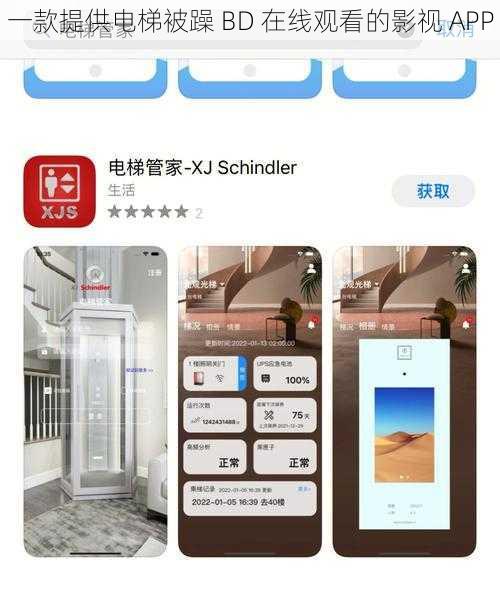一款提供电梯被躁 BD 在线观看的影视 APP
