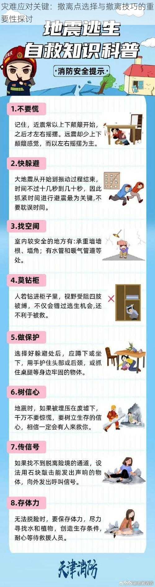 灾难应对关键：撤离点选择与撤离技巧的重要性探讨