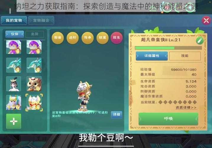 纳坦之力获取指南：探索创造与魔法中的神秘能量之源