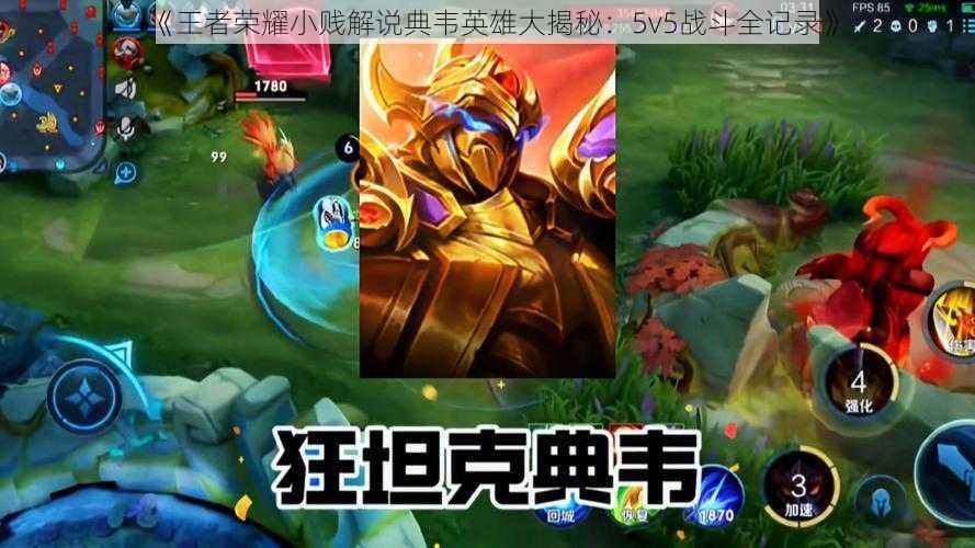 《王者荣耀小贱解说典韦英雄大揭秘：5v5战斗全记录》