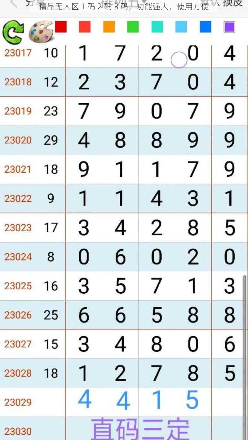 精品无人区 1 码 2 码 3 码，功能强大，使用方便
