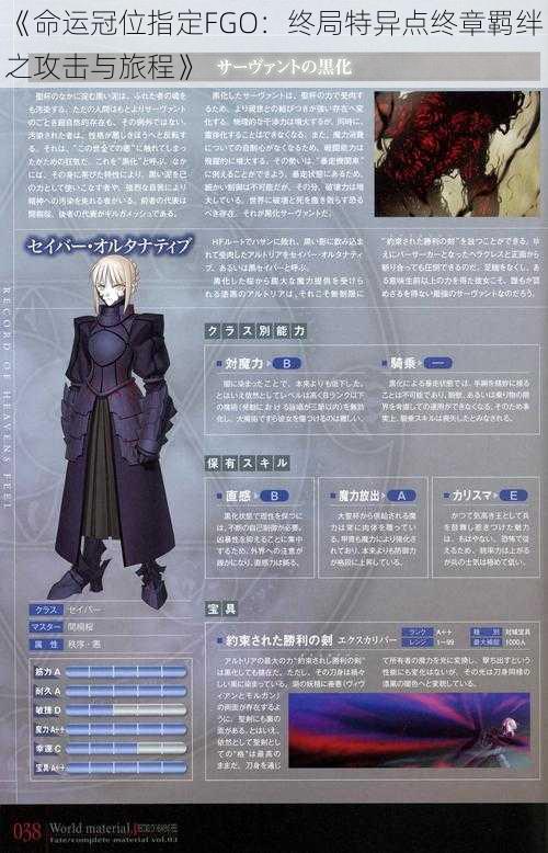 《命运冠位指定FGO：终局特异点终章羁绊之攻击与旅程》