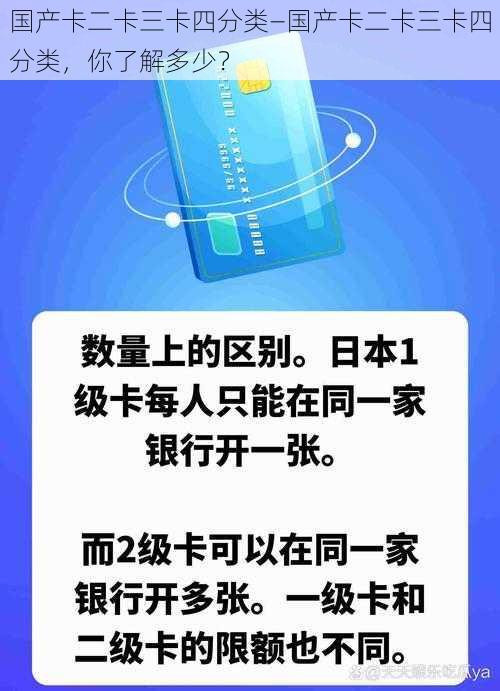 国产卡二卡三卡四分类—国产卡二卡三卡四分类，你了解多少？