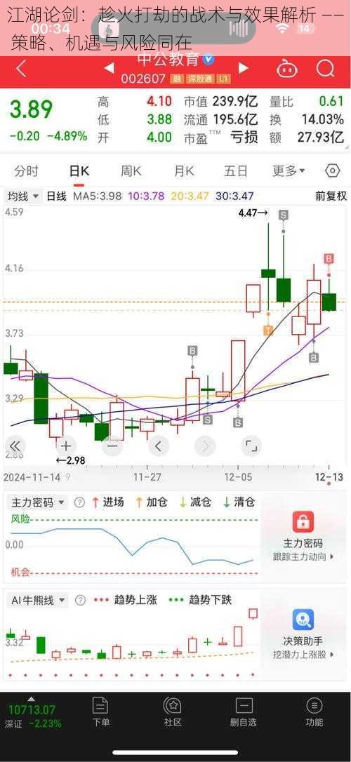 江湖论剑：趁火打劫的战术与效果解析 —— 策略、机遇与风险同在