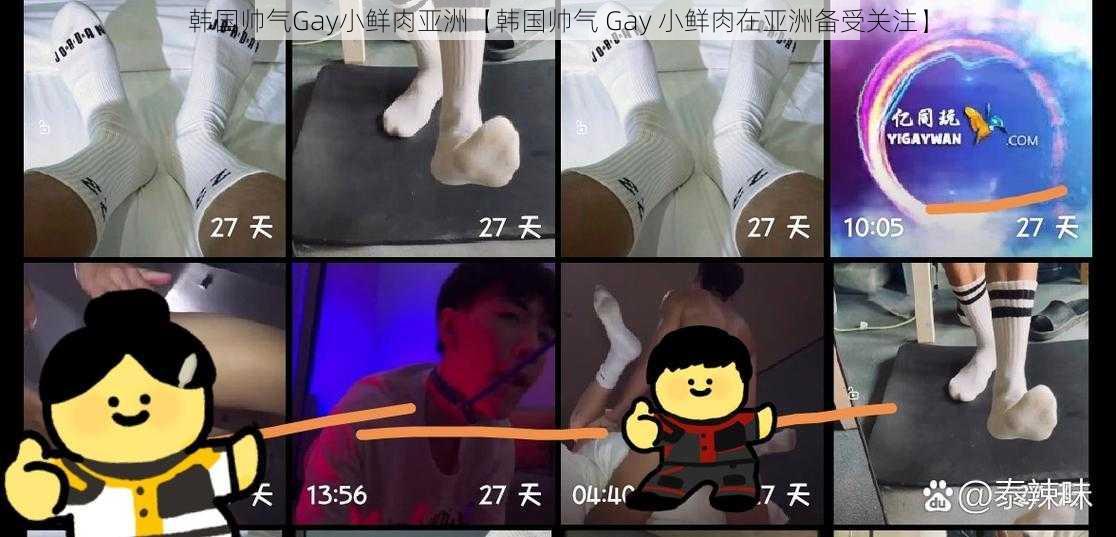 韩国帅气Gay小鲜肉亚洲【韩国帅气 Gay 小鲜肉在亚洲备受关注】