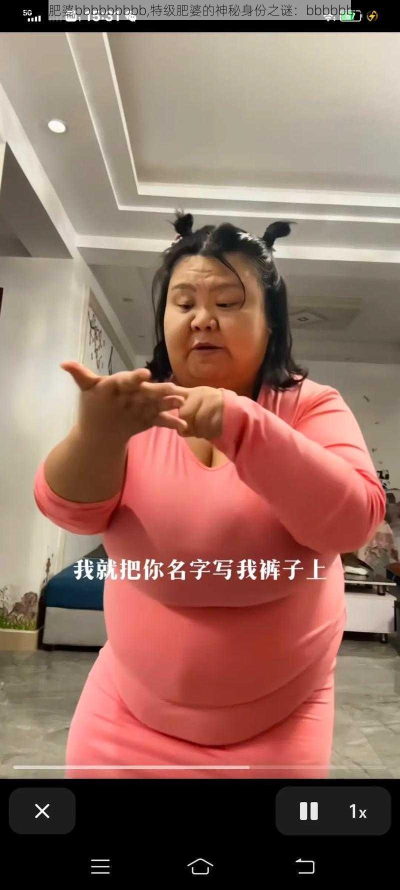 特级肥婆bbbbbbbbb,特级肥婆的神秘身份之谜：bbbbbbbbb