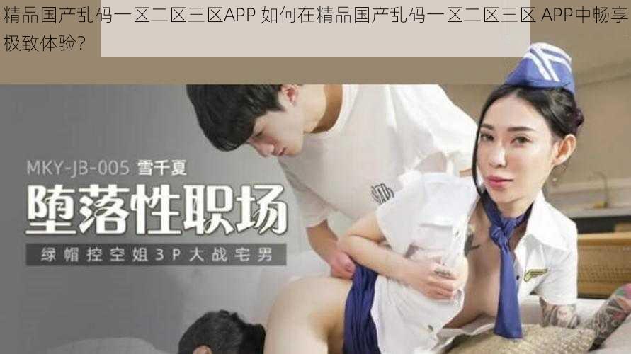 精品国产乱码一区二区三区APP 如何在精品国产乱码一区二区三区 APP中畅享极致体验？