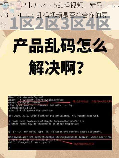 精品一卡2卡3卡4卡5乱码视频、精品一卡 2 卡 3 卡 4 卡 5 乱码视频是否符合你的要求？