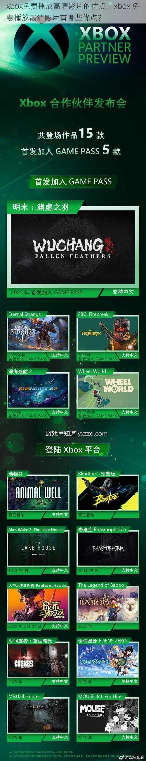 xbox免费播放高清影片的优点、xbox 免费播放高清影片有哪些优点？