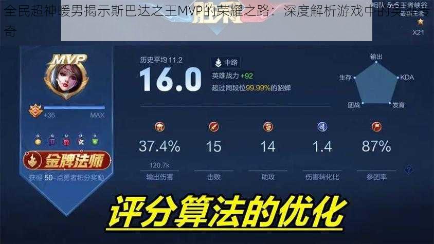 全民超神暖男揭示斯巴达之王MVP的荣耀之路：深度解析游戏中的英雄传奇