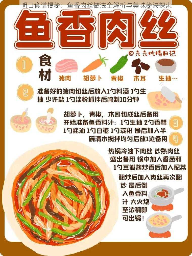 明日食谱揭秘：鱼香肉丝做法全解析与美味秘诀探索