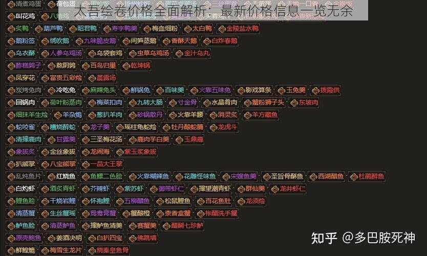 太吾绘卷价格全面解析：最新价格信息一览无余